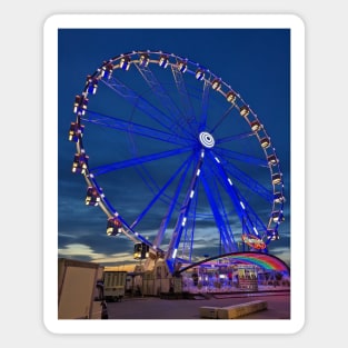 Ferris Wheel At Night Magnet